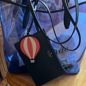 Kate Spade Up Up And Away Clear Tote With Accessories
